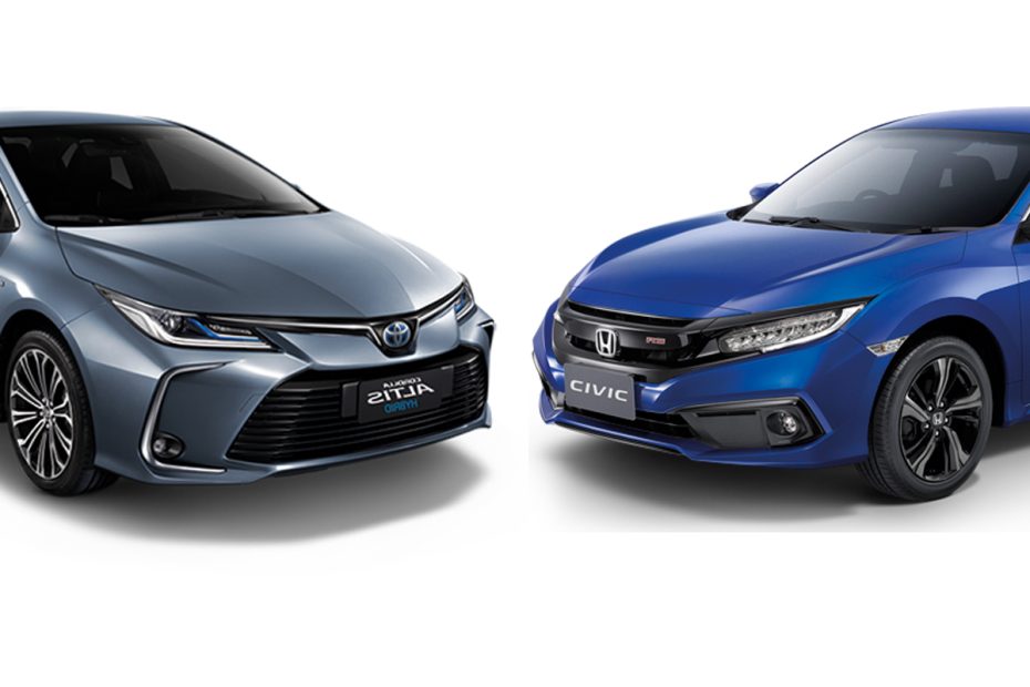 ็Toyota Altis vs Honda Civic 2020 ฮอนด้า โตโยต้า