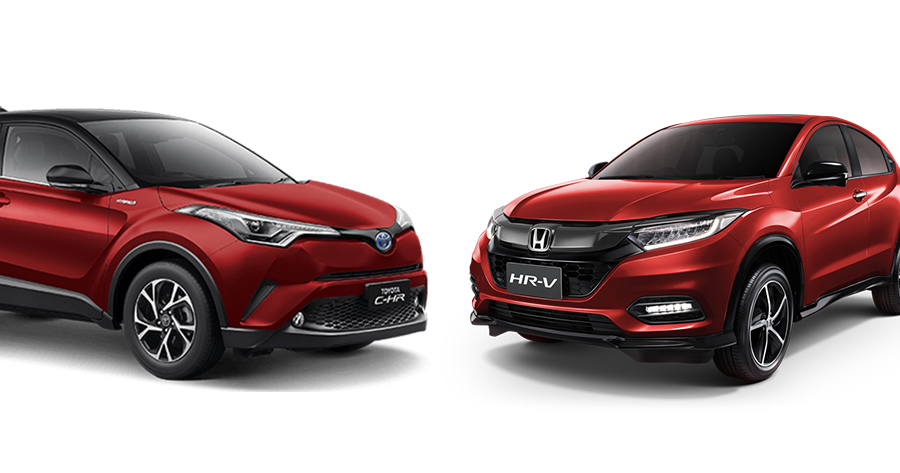 Toyota C-HR Honda H-RV โตโยต้า ฮอนด้า