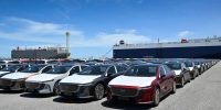 Mazda 6e รุ่นพวงมาลัยขวา มาถึงท่าเรือแหลมฉบังเมืองพัทยาแล้ว